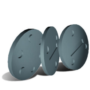 CELL-CAST™ Interlocking Hole Forming Disks, Model 54, High-Density Polyethylene, 3 inch thick