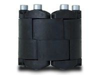 LINK-SEAL® Modular Pipe Sealing System, Model S-316, Size 360, EPDM (Black), with Reinforced Nylon Polymer Pressure Plate, 316 Stainless Steel Hardware - Image 2