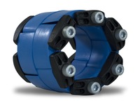 LINK-SEAL® Modular Pipe Sealing System, Model S-316, Size 650, EPDM (Black), with Reinforced Nylon Polymer Pressure Plate, 316 Stainless Steel Hardware - Image 3
