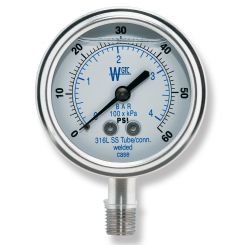 254L4 (2.5” dial) - Glycerin Filled Gauges
